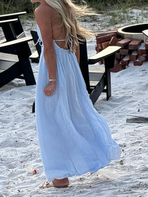 Blue maxi dress Size XS - Image 2
