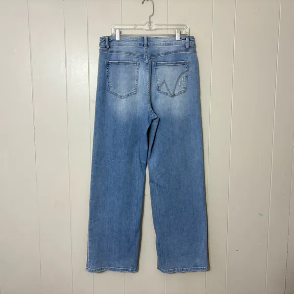 Mica Los Angeles Super High Rise Straight Leg Jeans Size 31 Loose Fit - Image 7