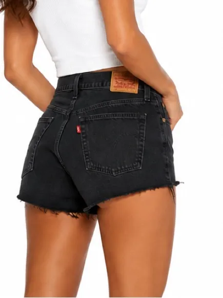 LEVI’S 501 Jean shorts size 32 black - Image 2
