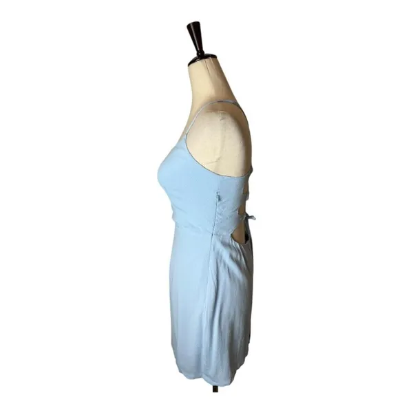 NBD Dress Women Small Blue Lace Up Back Fit And‎ Flare Mini Party Cocktail - Image 7