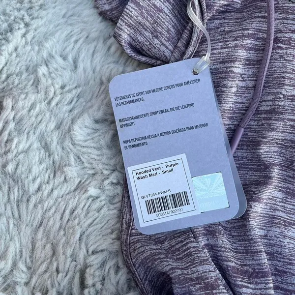 Gymshark Women's Purple tank top - Image 4