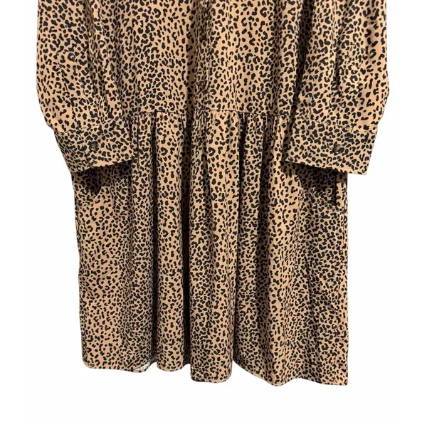 Tuckernuck Leopard Print Hayes‎ Dress Brown Women's Size XL - Image 5