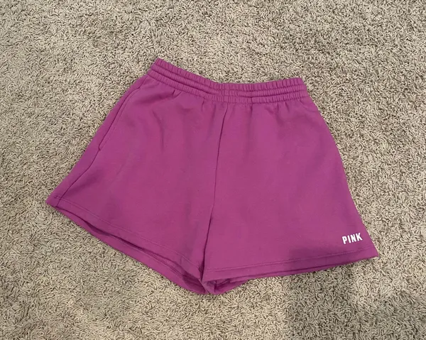 Victoria's Secret PINK Campus Shorts Soft Shorts Logo Pink Lounge Shorts - Image 2