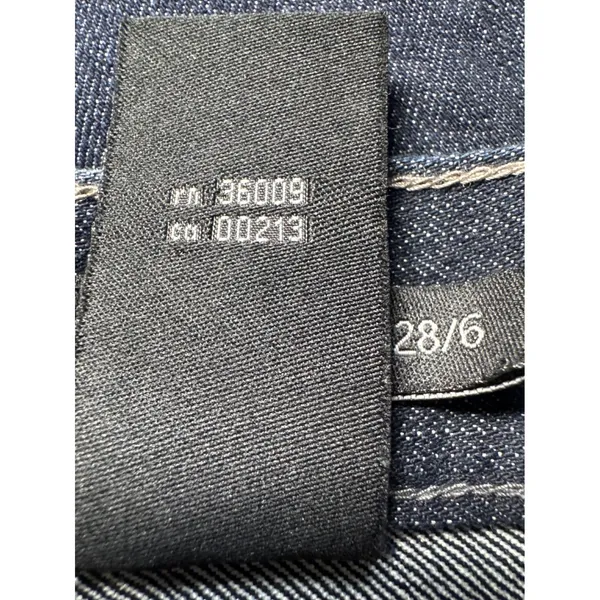 Calvin Klein Jeans Skinny Dark Wash Denim‎ WB98A64 Blue Womens 28/6 NEW - Image 5