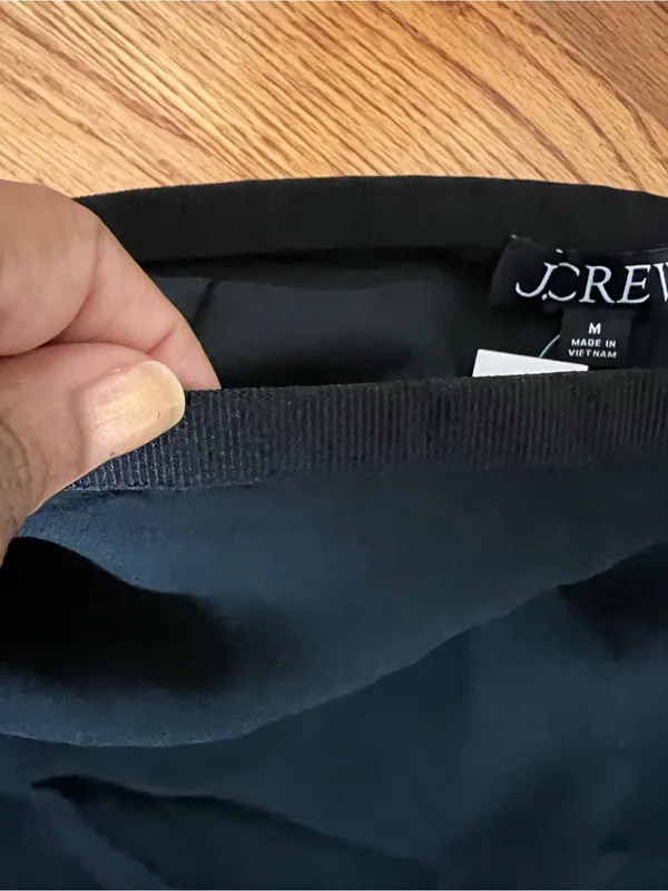 J Crew Black Sheer Chiffon Gweneth Maxi Skirt NWT - Image 6