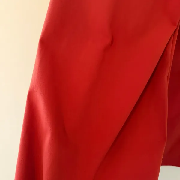 Halara Wide Leg High Rise Orange Red Pull‎ On Pants Comfy Stretch Pant Workwear - Image 10