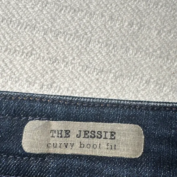 AG Adriano Goldschmied The Jessie Curvy Boot Fit Jeans Dark Wash Women's 26 R - Image 11