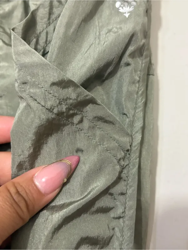 FP Movement The Way Home Jogger Pants Olive Green Nylon High Rise Size M - Image 6