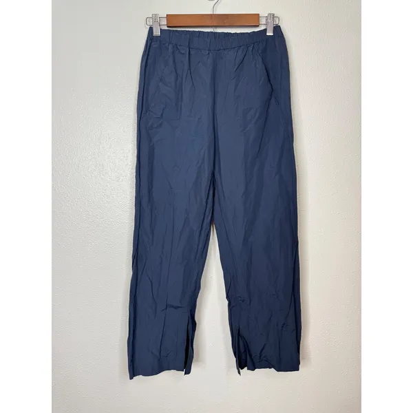 Kal Rieman Split Hem Capri Navy‎ Size Xsmall Blue - Image 2