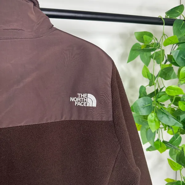 The North Face Chocolate Brown Denali Polartec Fleece Jacket size M Medium AC6W - Image 9