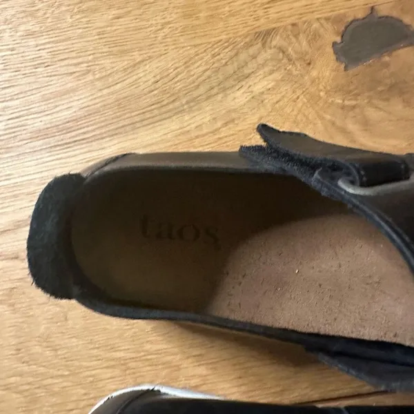 Taos black leather flats 39 Black Size 8.5 - Image 2