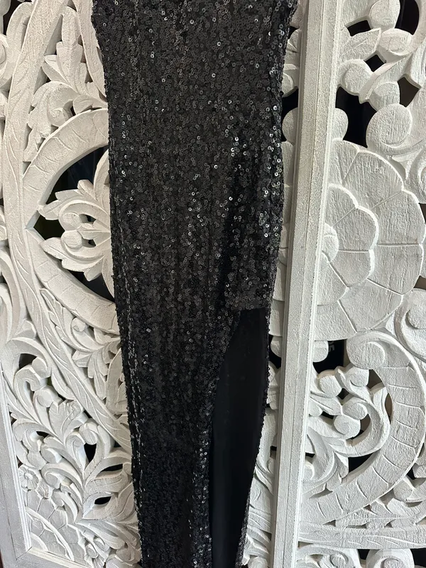 Windsor Black Sequin Gown - Image 6