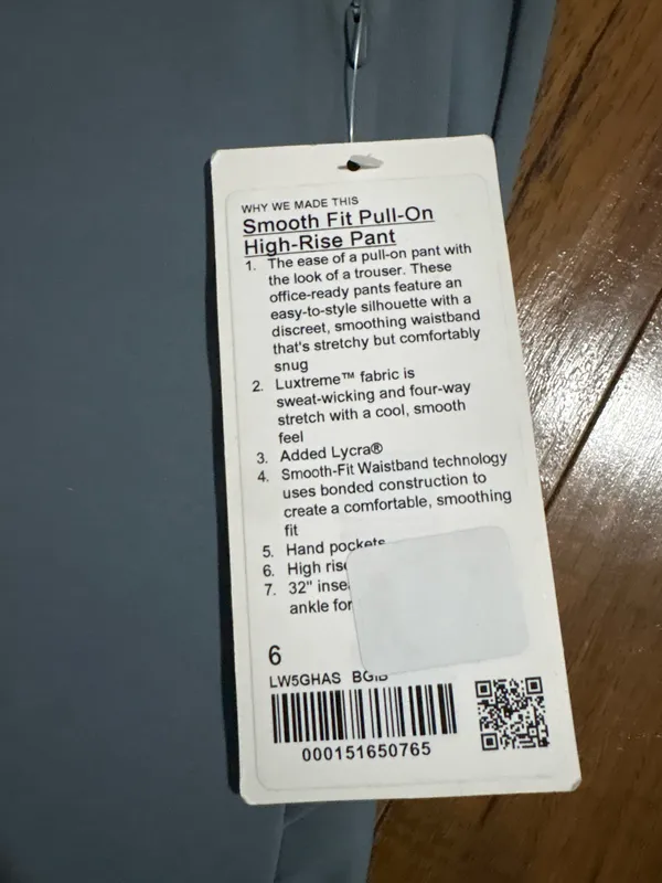Lululemon Fit Pull-On Smooth High-Rise Pants - Image 2