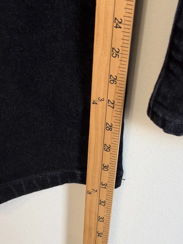FAVORITE DAUGHTER The Vivi Straight Jeans in Kingsley Black Size 26 - Image 8