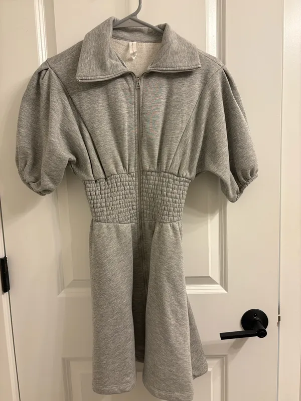 Anthropologie Daily Practice Smocked Waist Mini Dress - Image 2