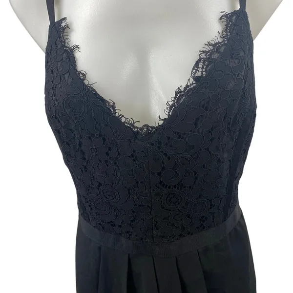 NEW City Chic Black Floral Lace Corset Sleeveless Maxi Sheath Dress Size XS - Image 5