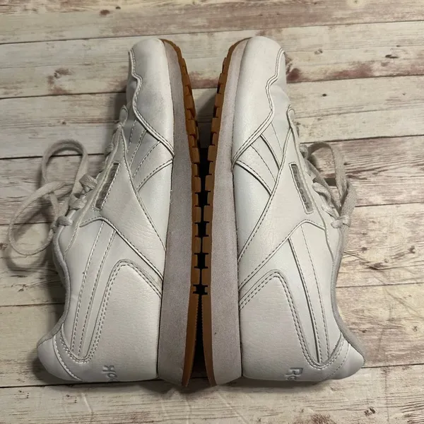 Reebok Classic Leather Sneakers Women's Size 7 White Shoes Trainers Lace-Up - Image 7