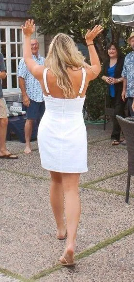 Sabo Skirt White Dress - Image 3