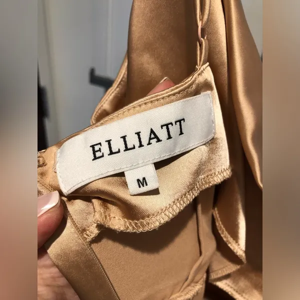 Elliatt Gold Jacinda High Low Dress Size M - Image 9