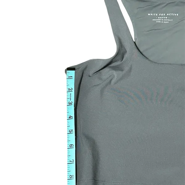 White‎ Fox Active Women's Sports Bra Tank Medium - Image 4