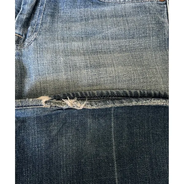 7 For All Mankind‎ A Pocket Jeans Womens Size 26 Light Wash Rhinestone Flare Y2K - Image 5