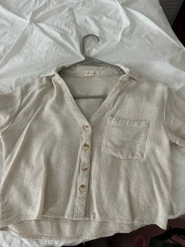 H&M Linen top - Image 2