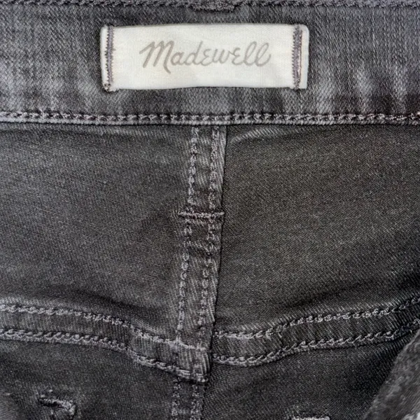 73 | Madewell Roadtripper High‎ Rise Skinny Jeans Black Womens 31T - Image 4