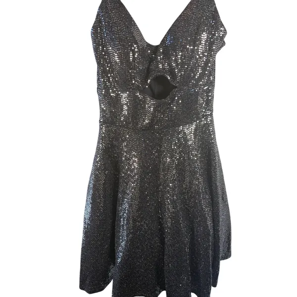 City Studios Sequin Dress Black Size undefined - Image 6