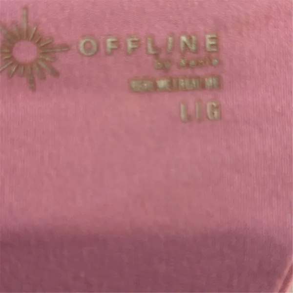 Offline Women's Pink Racerback Romper Size L Casual Summer One-Piece Flaw‎ - Image 6
