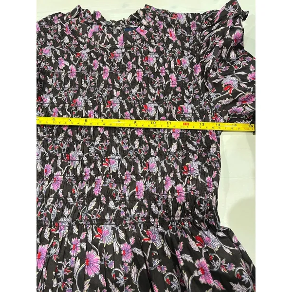 NWOT GAP XS Smocked Ruffle Sleeve Mini Dress‎ - Image 4
