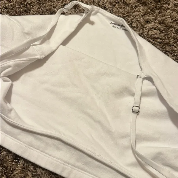 Abercrombie & Fitch Tank Cropped Cami White XL - Image 6