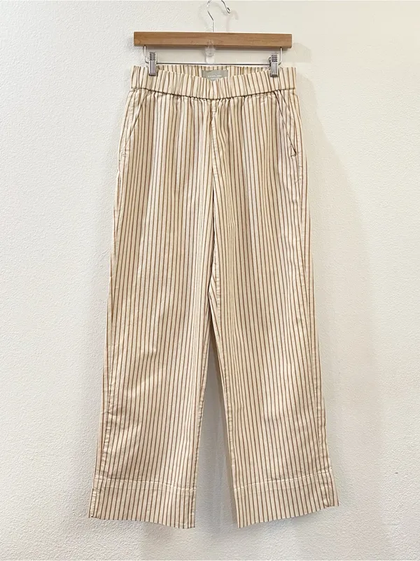 Everlane The Easy Pant in Canvas Gold Stripe Size 8 - Image 2