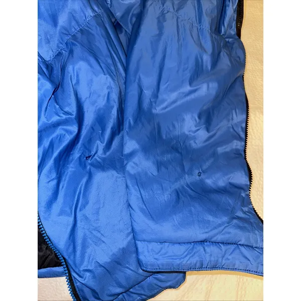 Eddie Bauer First Ascent Light Weight Vest Men's Sz M Black/ Blue Reversible - Image 8