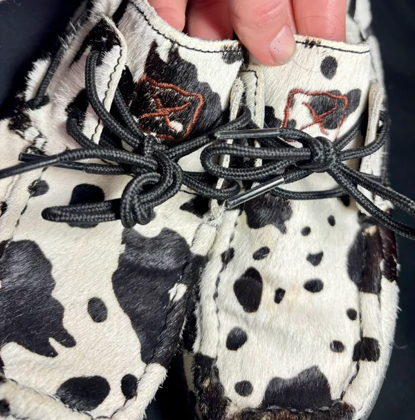Hair on Hide Boat Shoes Moc Toe - Image 3