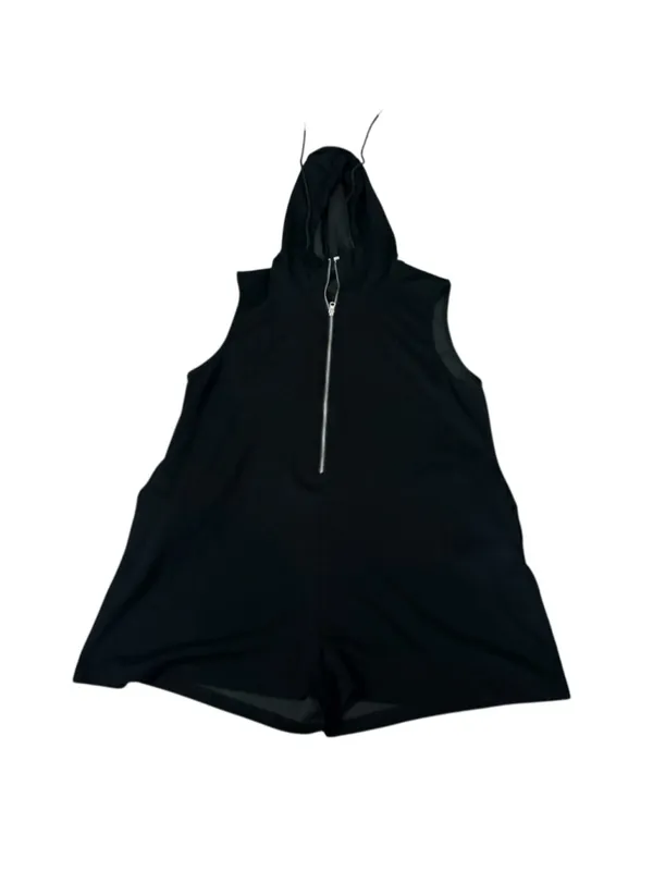Halara Hooded Sleeveless Zipper Casual Jumpsuit with Pockets Size XL Black - Image 11
