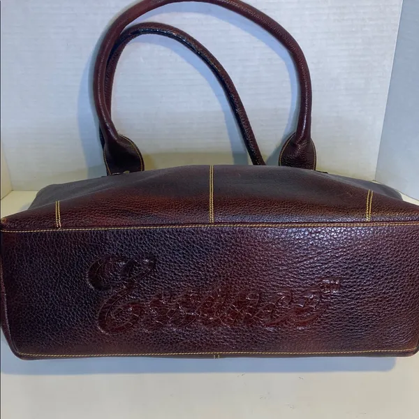 Essence Elegant Brown Leather Tote Bag - Image 5