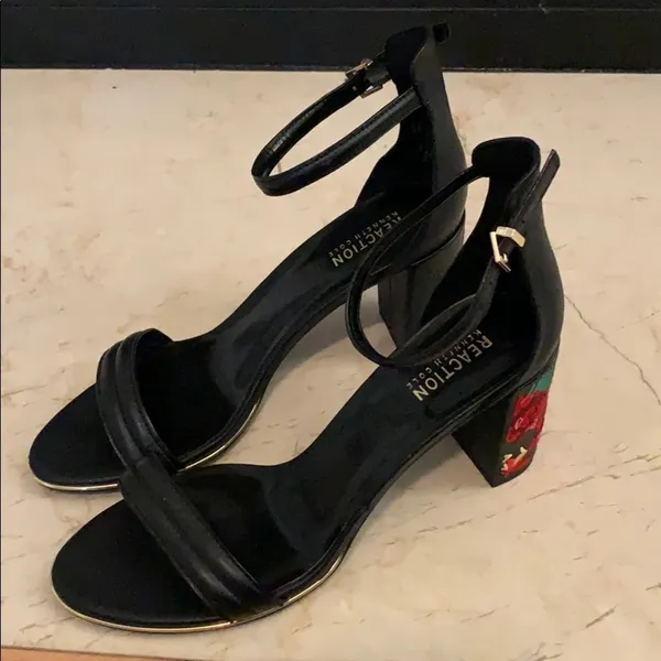 Kenneth Cole Reaction Lolita Embroidered Heels 9.5 - Image 4