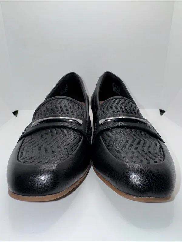 Clarks Juliet Aster‎ Loafers Black Leather Slip On Shoes Women’s 5.5 - Image 4