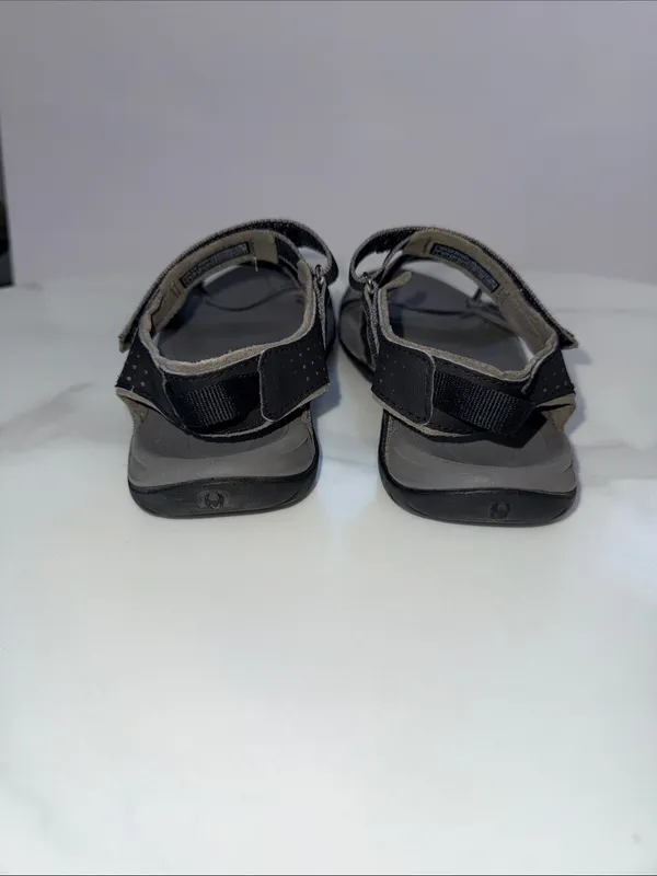 Teva women’s Black and Gray Adjustable Strap Sandals - Image 2