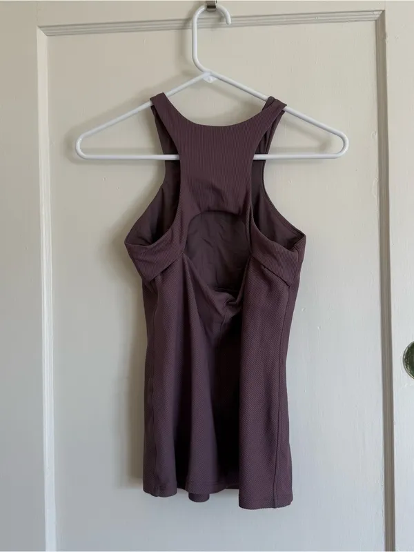 Athleta Plum Racerback High Neck Tank - Image 3