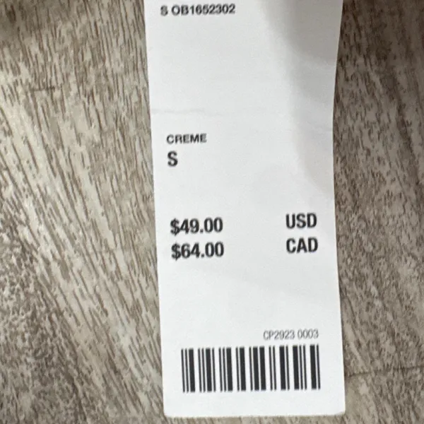 Urban Outfitters Out From Under Mya Linen Short Creme Size Small NEW - Image 3
