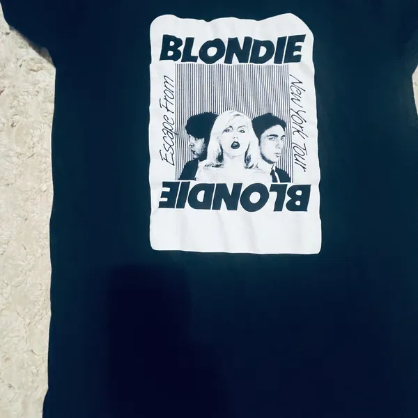 Blondie Escape From New‎ York Tour Graphic T-Shirt Black Cotton Medium - Image 10