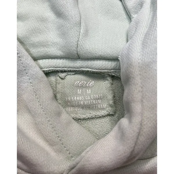 Aerie Light Green Oversized Hoodie Size Medium - Image 4