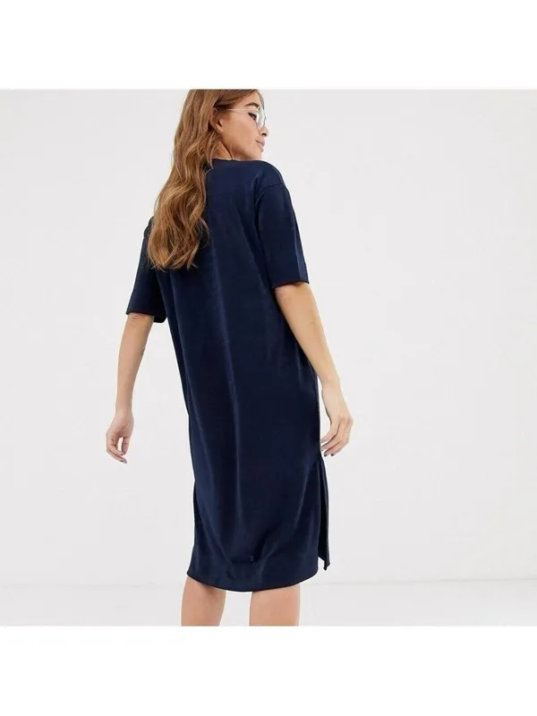 COLLUSION Petite Midi T Shirt Dress Size 0 Petite - Image 3
