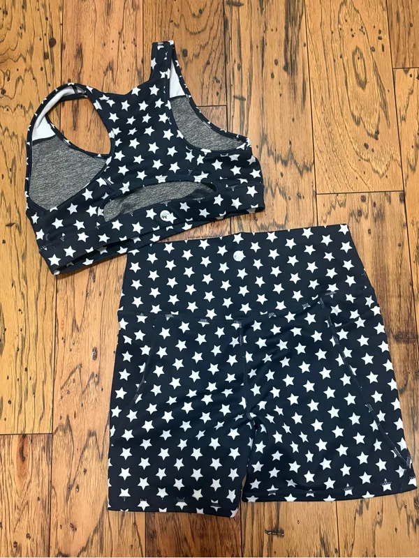 Senita Athletics Star Print Sarah & Rio Set Size Medium - Image 2