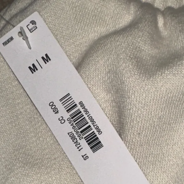 PINK Victoria’s Secret Sports Club Joggers Cream Fleece Sweatpants - Image 5