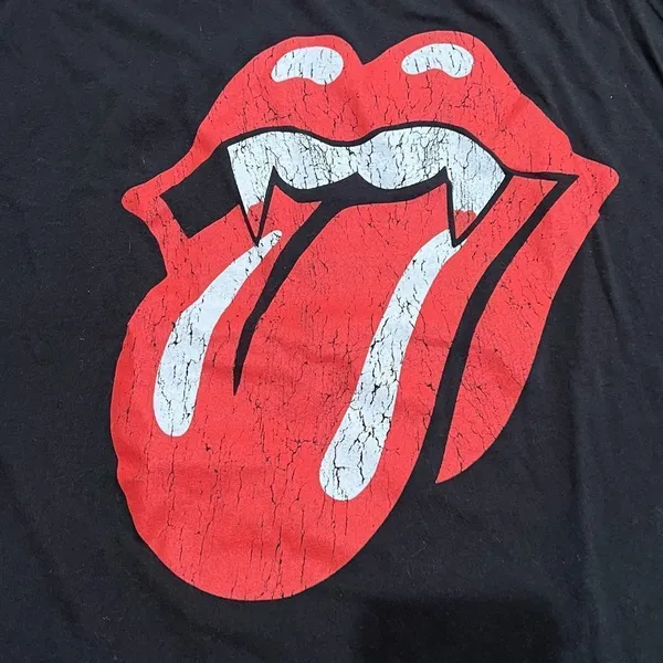 The Rolling Stones Vampire Graphic Short Sleeve Tee Shirt Women’s Large - Image 2
