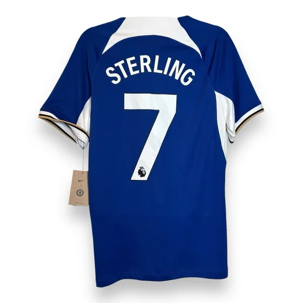 Nike Chelsea Football Sterling Jersey Women's S Blue / White #7 Soccer Jersey T-Shirt - Image 2