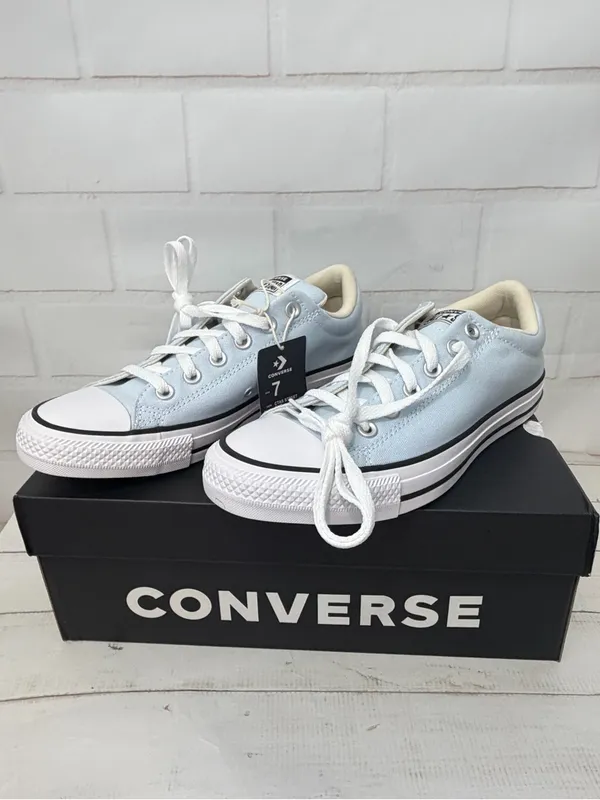 Converse Adult Street Ox Low Sneakers M7/W9 Blue Supermoon NIB - Image 2