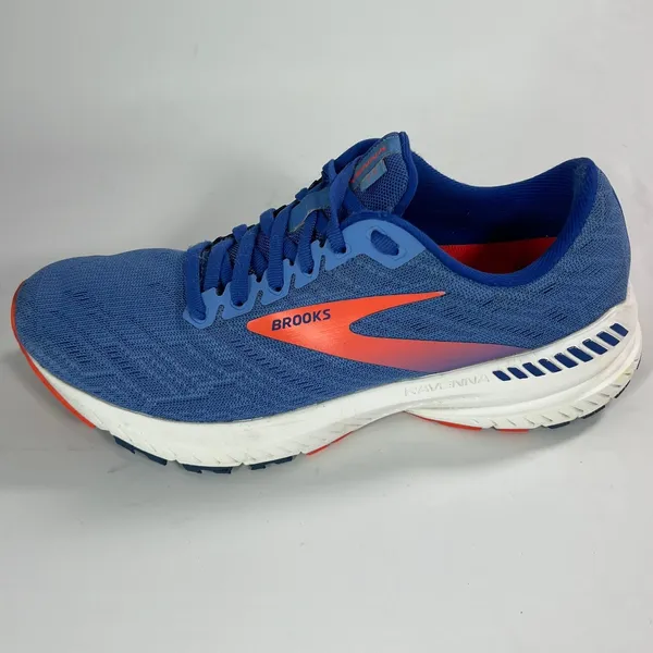 Brooks Ravenna 11 Speed Support Running‎ Shoes Women's Size 8M (B) Blue/Coral - Image 6